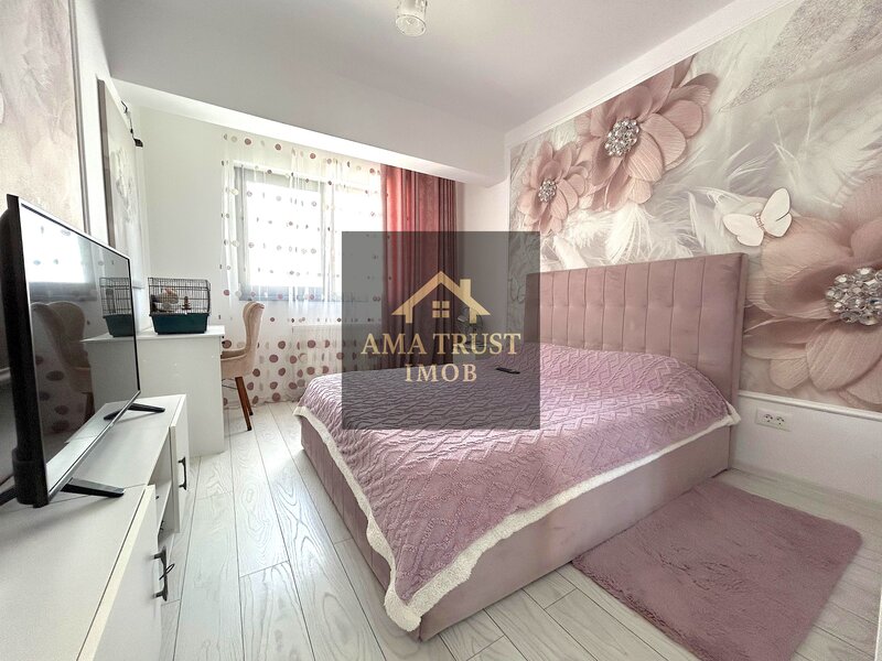 Bragadiru- langa McDonald's 3 Camere- mobilat- bloc nou 2022